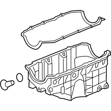 Saturn 12604911 Oil Pan