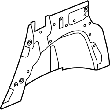 GMC 23229568 Inner Wheelhouse