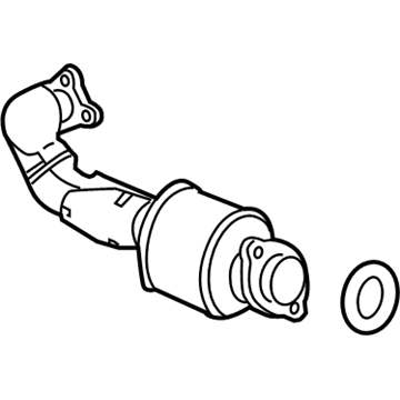 2010 Cadillac CTS Catalytic Converter - 25799335