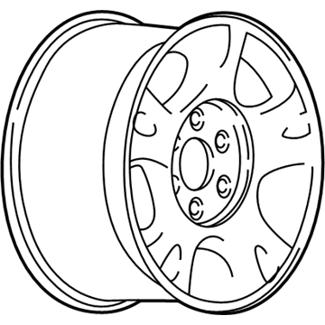 Chevy 9593874 Wheel