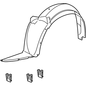 Pontiac 15289944 Fender Liner