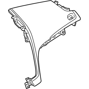 Cadillac 23275301 Upper Trim