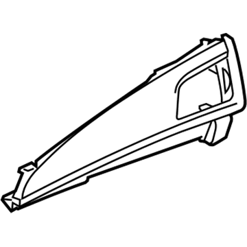 Cadillac 23476168 APPLIQUE,INSTRUMENT PANEL TRIM PLATE(PART OF 1)(INCLUDES 5,6)(KINETIC)(PASS SIDE OUTBOARD)(10.252)