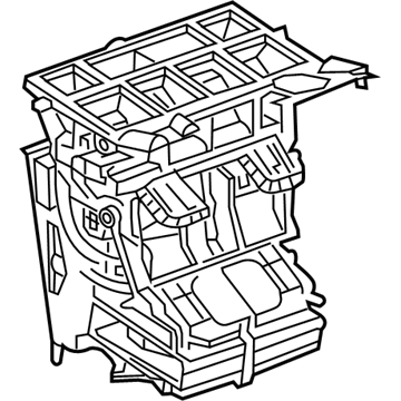 GMC 84567421 A/C & Heater Case