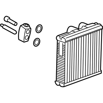 GMC 84751078 Evaporator Core