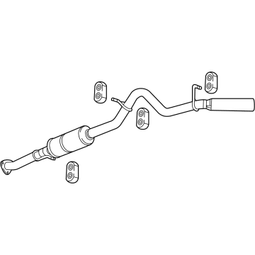 Chevy 84182485 Muffler W/Tpipe