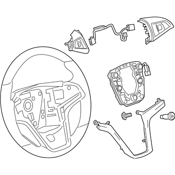 Chevy 23177781 Steering Wheel