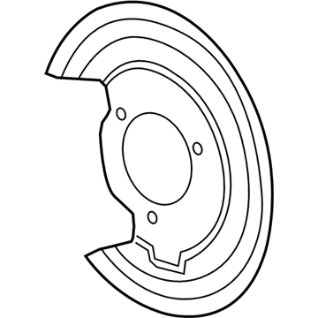 GM 23456522 Shield, Rear Brake