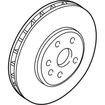 2006 Cadillac CTS Brake Disc - 19303812