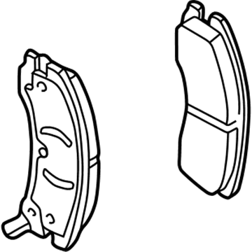 2005 Cadillac STS Brake Pad - 19122384