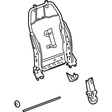 GM 25807066 Frame Asm,Passenger Seat Back Cushion