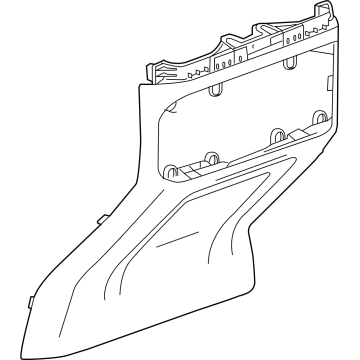 GM 85118317 PANEL ASM-F/FLR CNSL RR TR *ATMOSPHERE