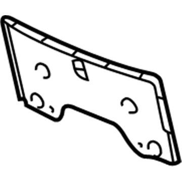 Saturn 15253234 License Bracket