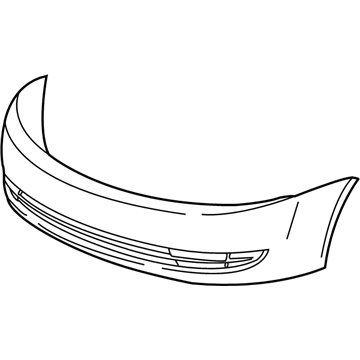 Saturn 22707538 Bumper Cover