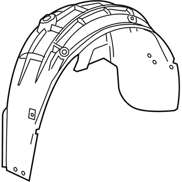 GM 22915588 Liner, Rear Wheelhouse