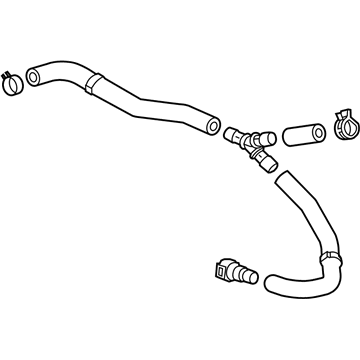 Chevy Captiva Sport Brake Booster Vacuum Hose - 22834621