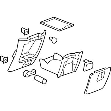 Pontiac 15797565 Console Assembly