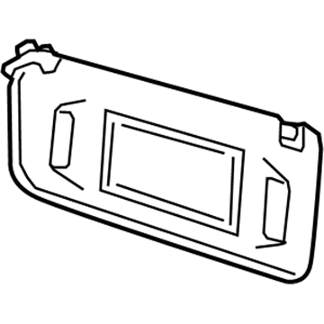 GM 84247211 Sunshade Assembly, . *Shale