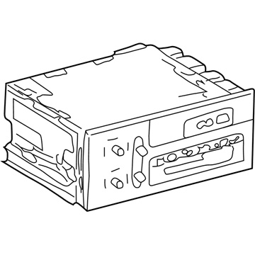 GM 10357894 Radio Assembly, Amplitude Modulation/Frequency Modulation Stereo & Clock & Audio Disc