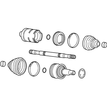 Cadillac 84550217 Axle Assembly