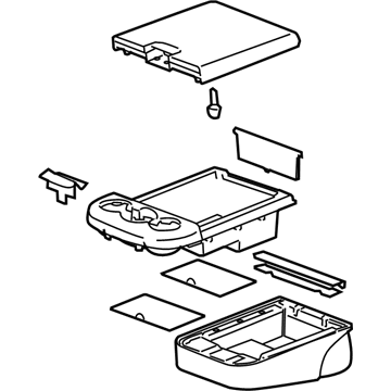 GMC 20758071 Seat Back Assembly