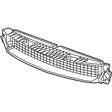 Chevy 23478032 Radiator Shutter Assembly