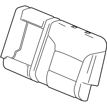 GM 23242049 Cover Assembly, Rear Seat Back *Dune