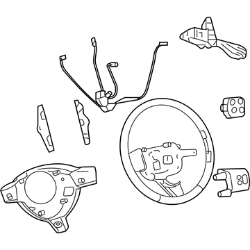 Chevy 25894308 Steering Wheel