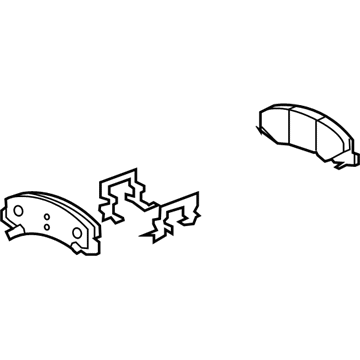 GM 20932123 Pad Kit, Front Disc Brake