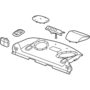 Pontiac 20863970 Package Tray