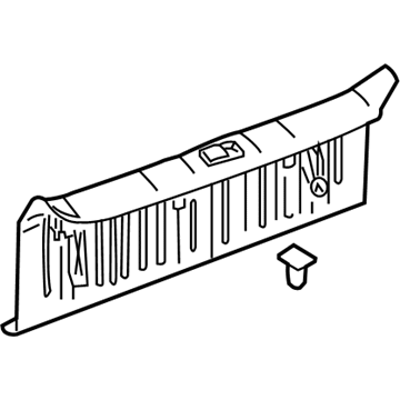 GM 15295680 Plate Assembly, Rear Compartment Sill Trim