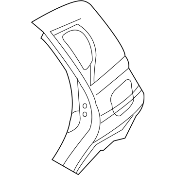 GM 96410767 Panel,Body Side Outer Rear