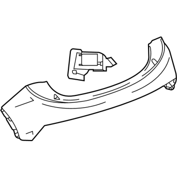 GM 42788448 Fascia Assembly, Rear Bpr Upr *Serv Primer