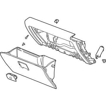 GMC 84875816 Glove Box Assembly