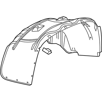 GM 84231356 Liner Assembly, Front Wheelhouse