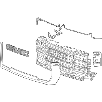 GMC 85666042 Grille