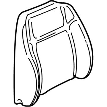 GM 88955337 Pad Asm,Driver Seat Back Cushion