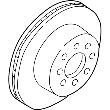 GM 15769474 Rear Brake Rotor *Marked Print