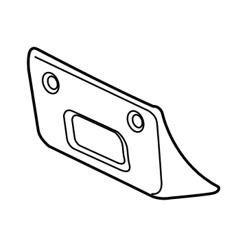 Chevy 84461476 License Bracket