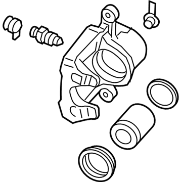 Cadillac CTS Brake Calipers - 13584521