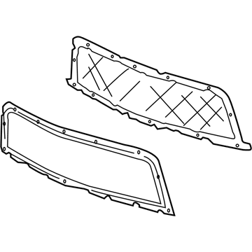 Cadillac 25891997 Lower Grille