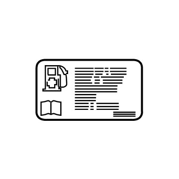 GMC 84089673 Fuel Label