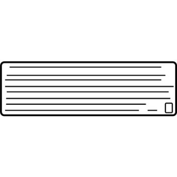 GM 84699160 Label, Chem Exposure Wrng