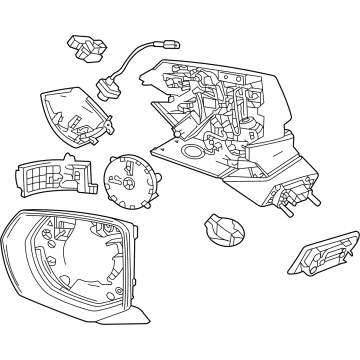 GMC 84977315 Mirror Assembly