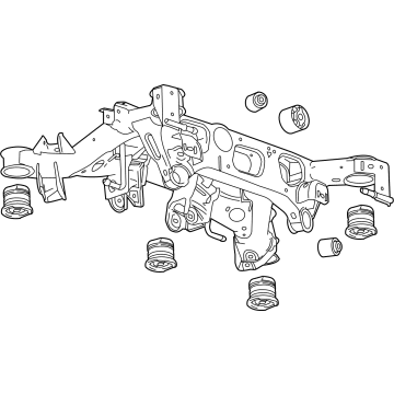 GM 84596059 Cradle Assembly, Rear Susp