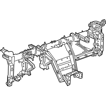 Cadillac 23456115 Reinforcement Beam