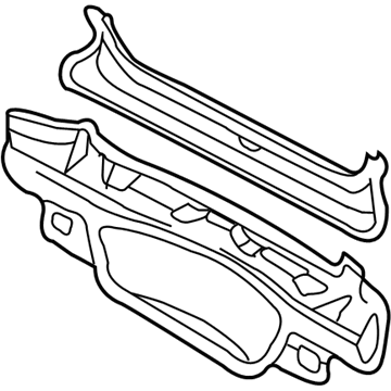 GM 12481607 Panel,Rear End Lower