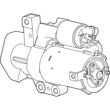 2022 Chevy Silverado 1500 LTD Starter - 55509960