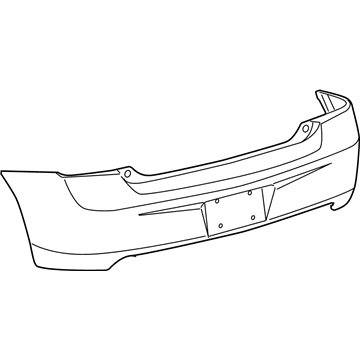 2009 Pontiac Vibe Bumper - 88975678