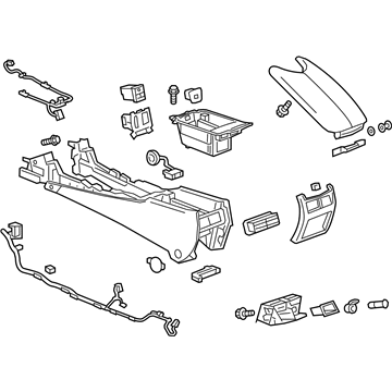 GM 23307125 Console Assembly, Front Floor *Platinum